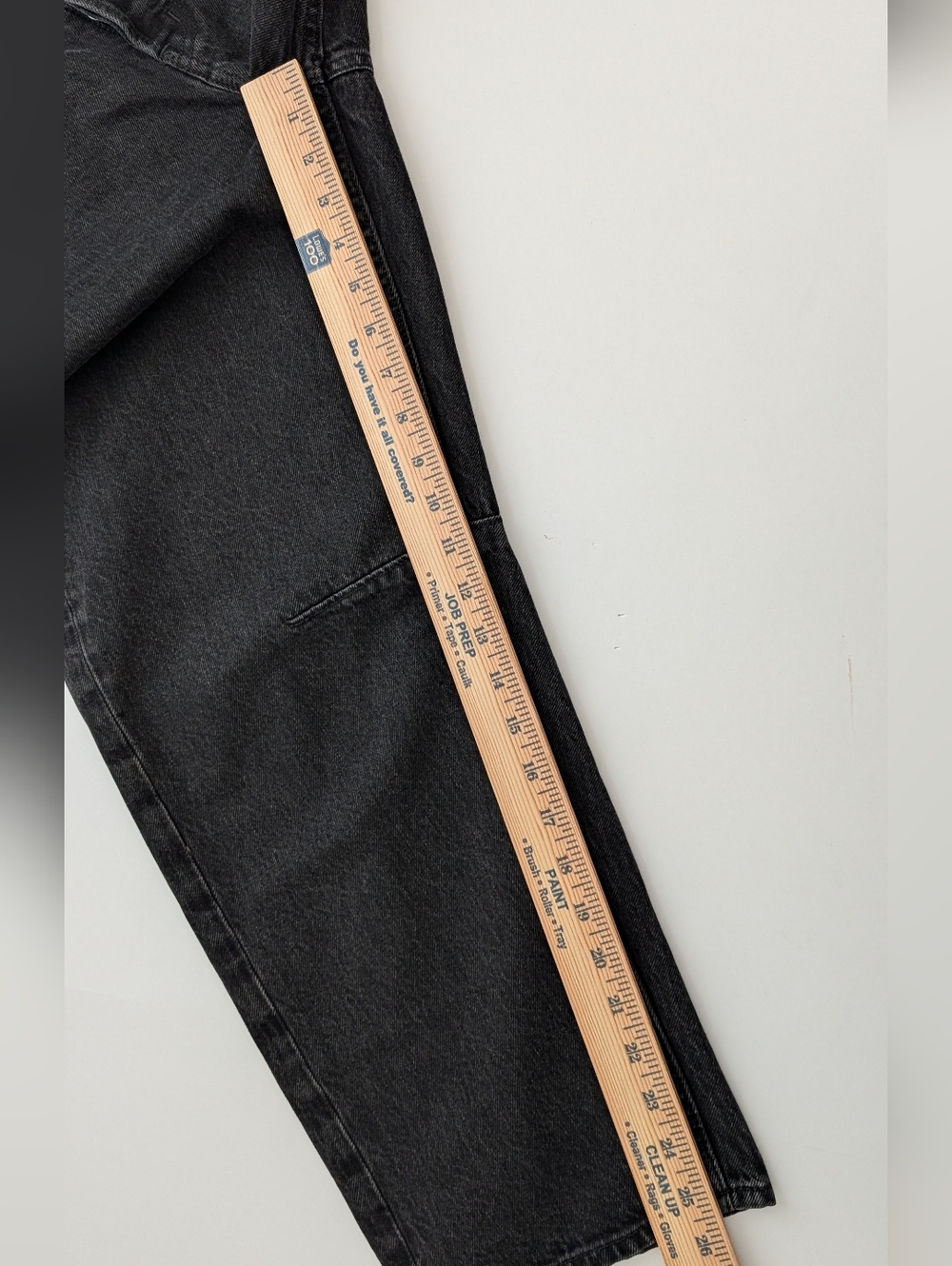 NWT Madewell The Darted Barrel Leg Jean Washed Black Size 28 Women's - Picture 5 of 7